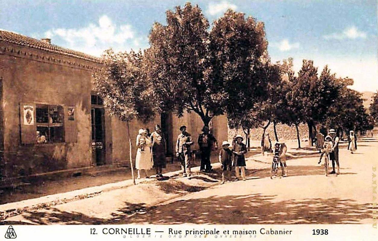 2259- Corneille - Rue Principale  et Maison Cabanier - 1938.jpg